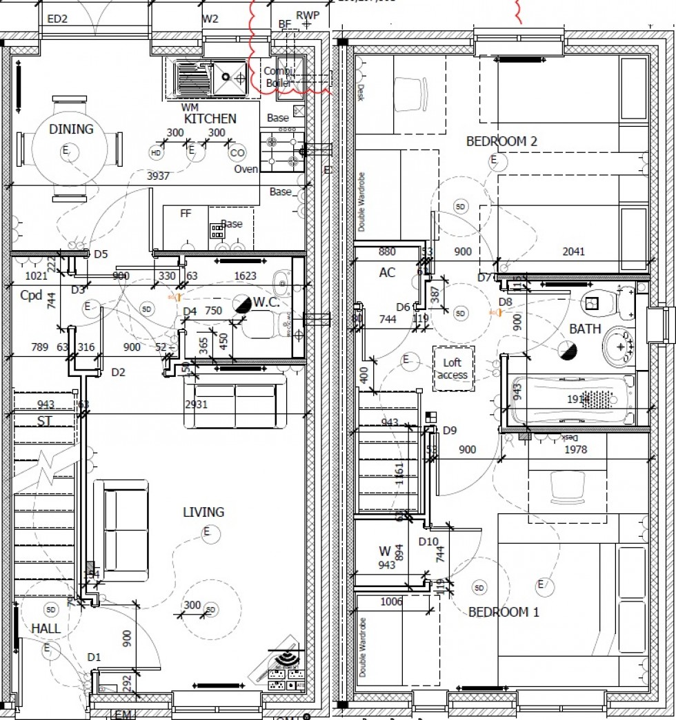 Floorplan for Station Road, Pershore, Worcestershire