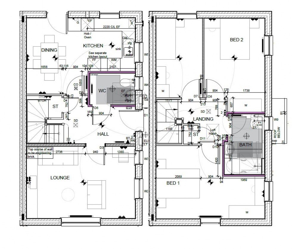 Floorplan for Watling Street, Nuneaton, Warwickshire