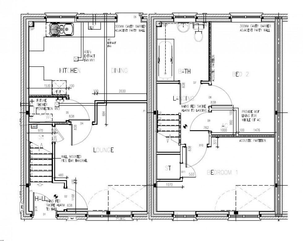 Floorplan for Bedworth, Warwickshire