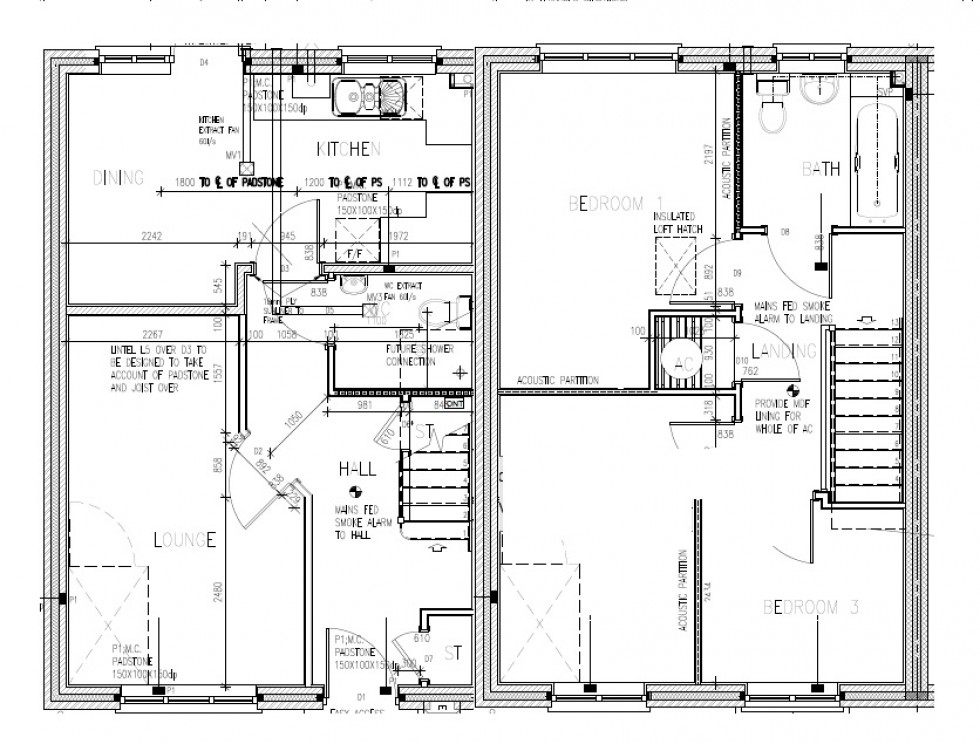 Floorplan for Bedworth, Warwickshire