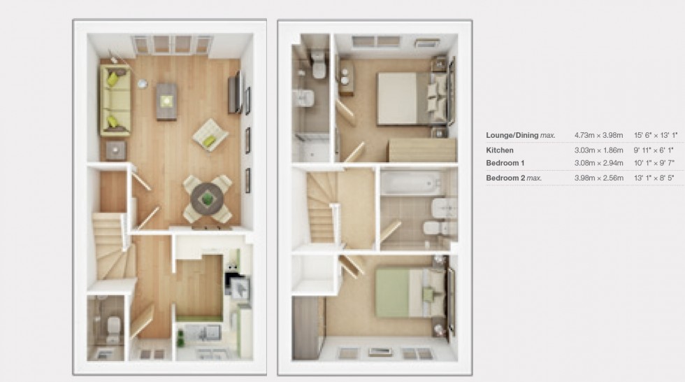 Floorplan for Keresley End, Coventry, West Midlands