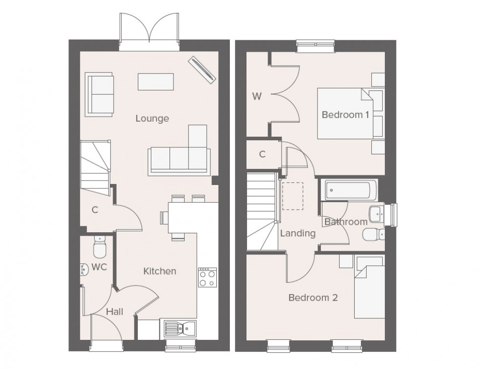 Floorplan for Banbury Road, Stratford-upon-Avon, Warwickshire