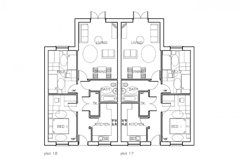 Floorplan for Barton Road, Welford On Avon, Stratford-Upon-Avon