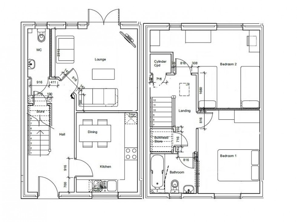 Floorplan for Off A480, Credenhill, Hereford