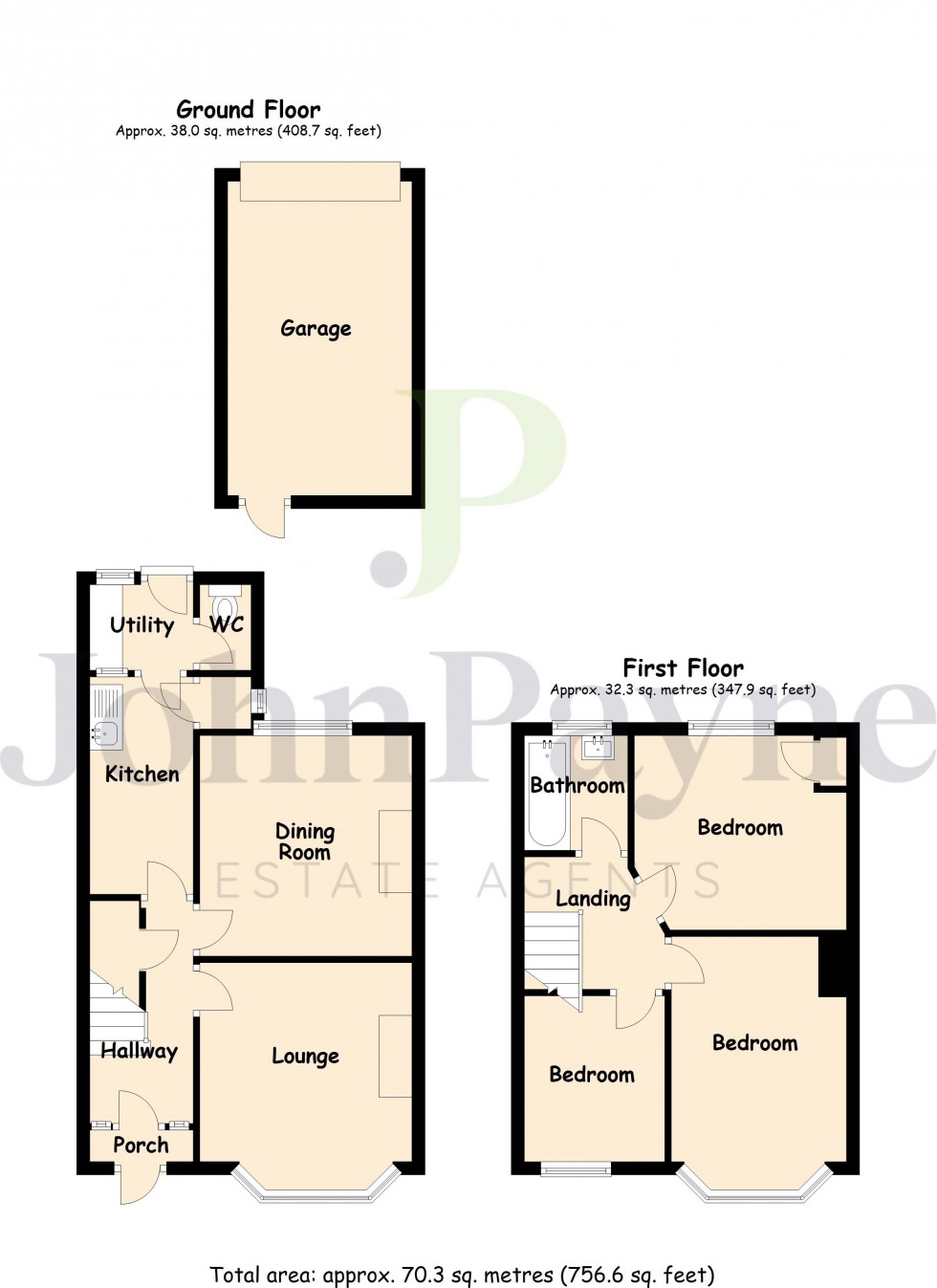 Floorplan for Wyken, Coventry