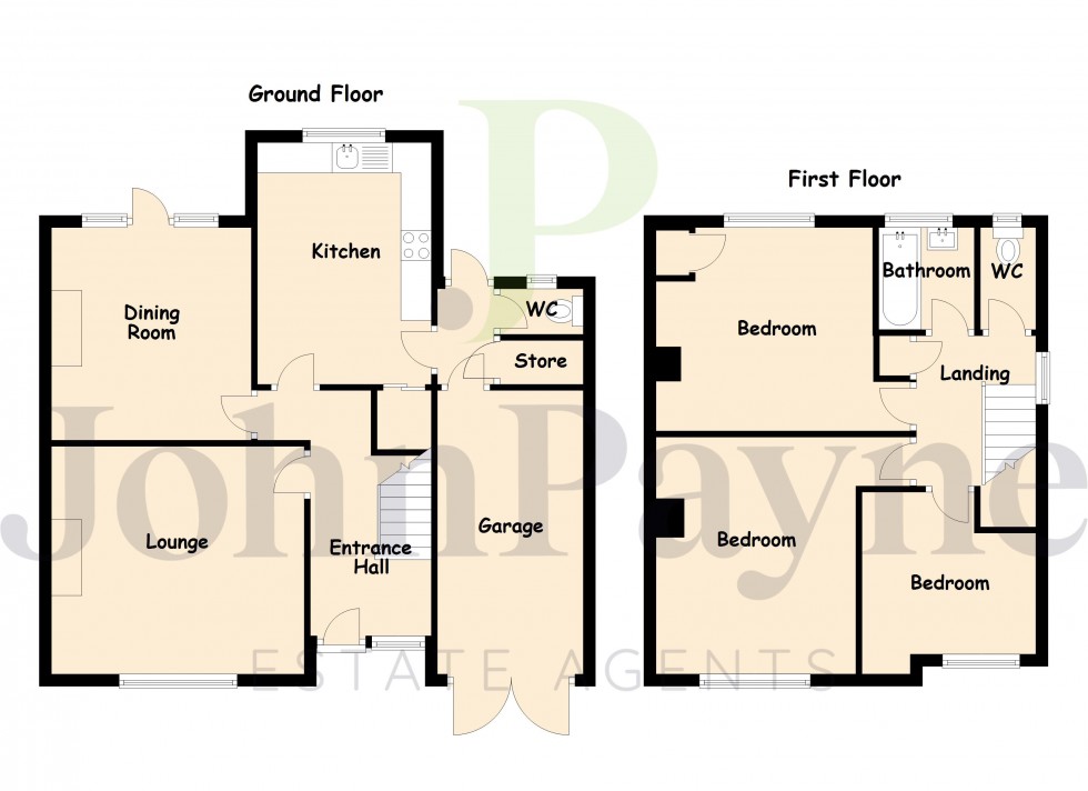 Floorplan for Styvechale, Coventry