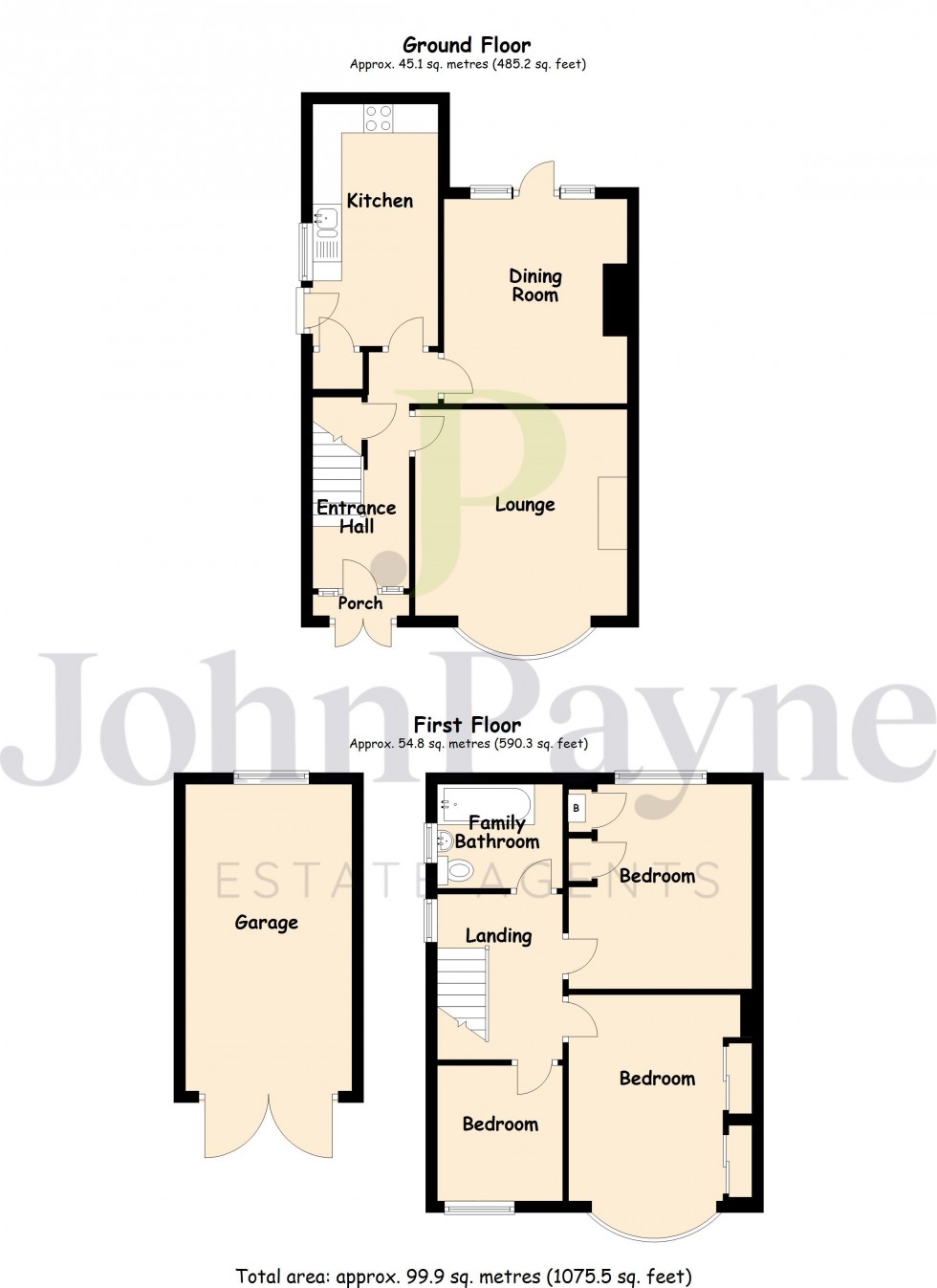 Floorplan for Wyken, Coventry