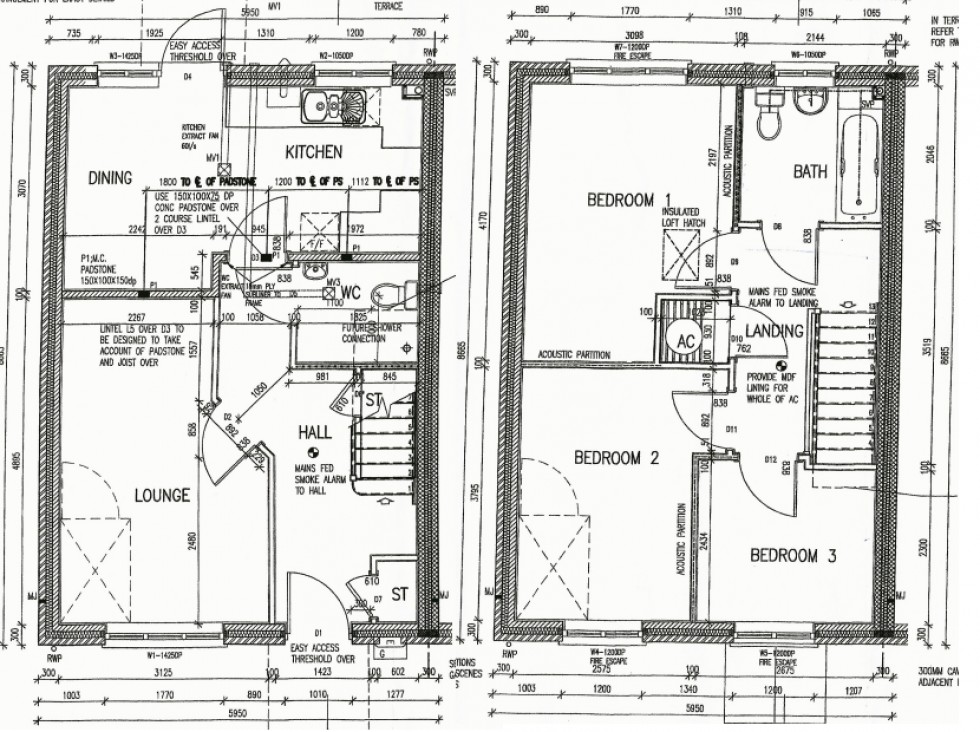 Floorplan for Nuneaton, Warwickshire