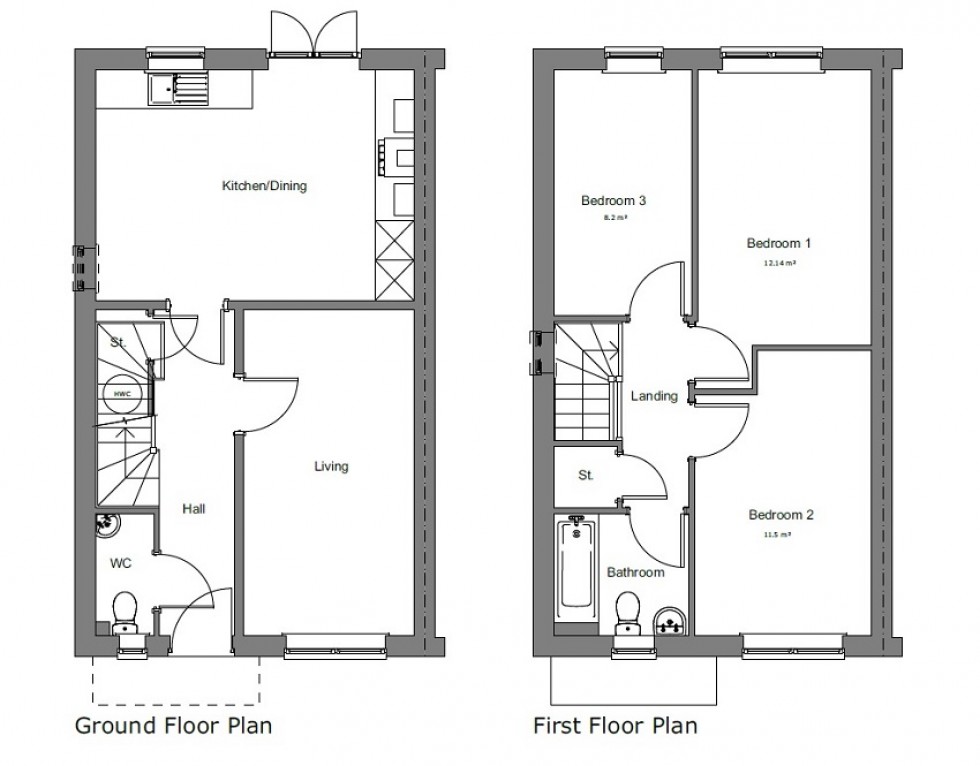 Floorplan for Upper Lighthorne, Leamington Spa, Warwickshire