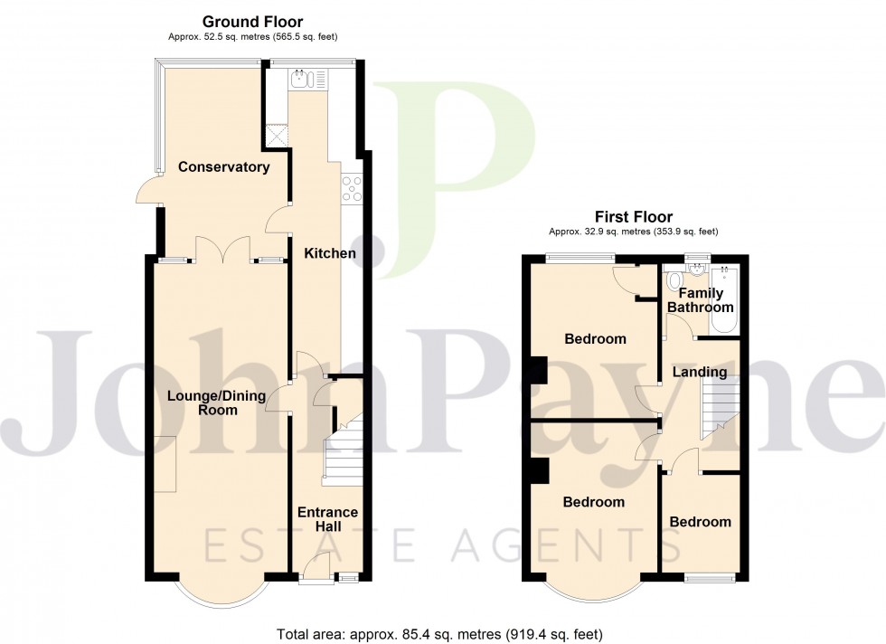 Floorplan for Wyken, Coventry