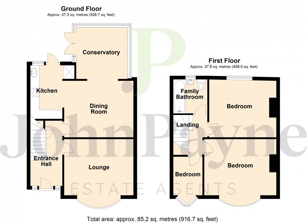 Floorplan for Finham, Coventry