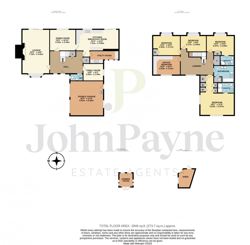 Floorplan for Waverley Edge, Bubbenhall, Warwickshire