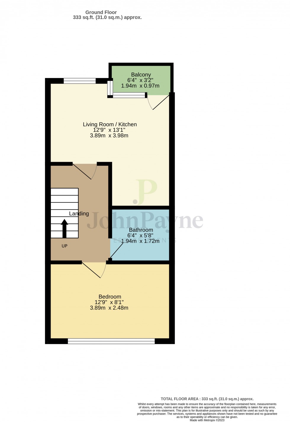 Floorplan for Upper Spon Street, Coventry