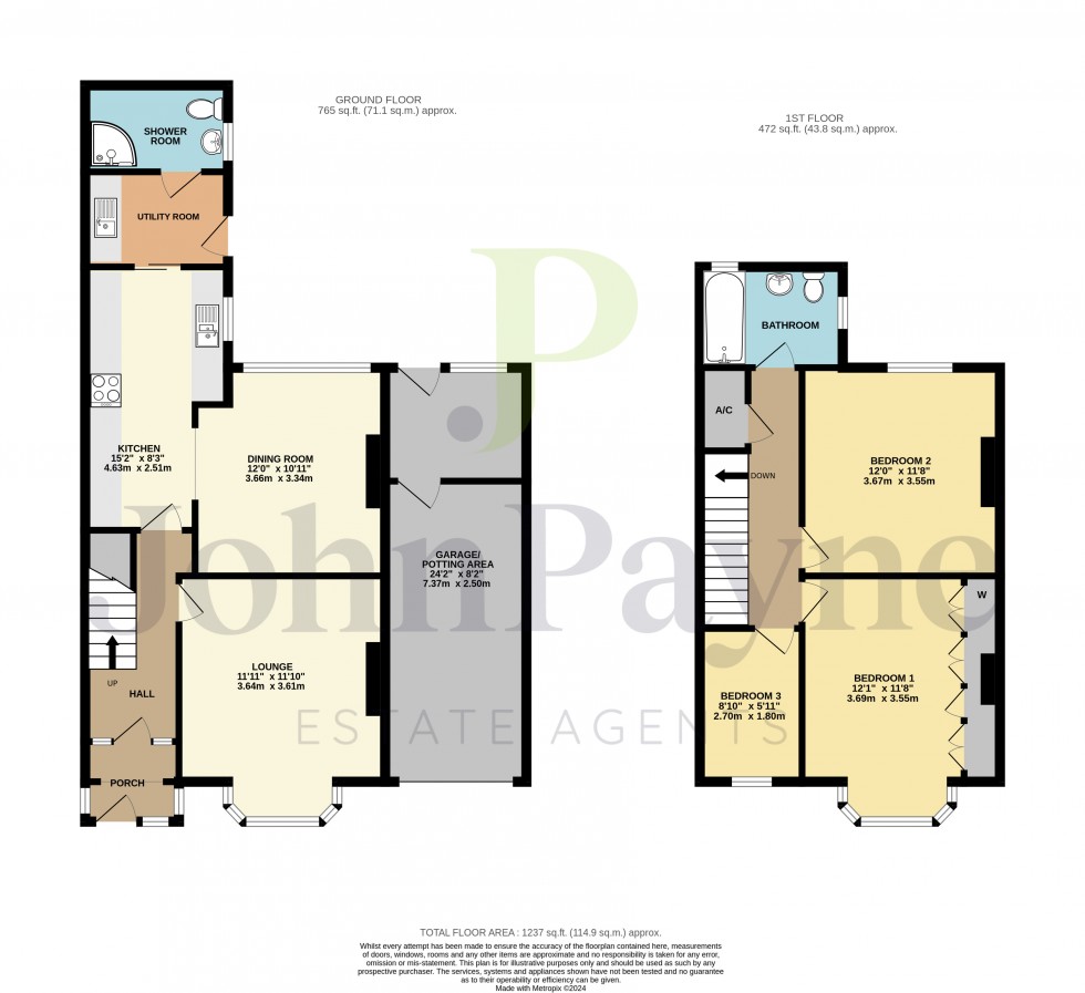 Floorplan for Earlsdon, Coventry