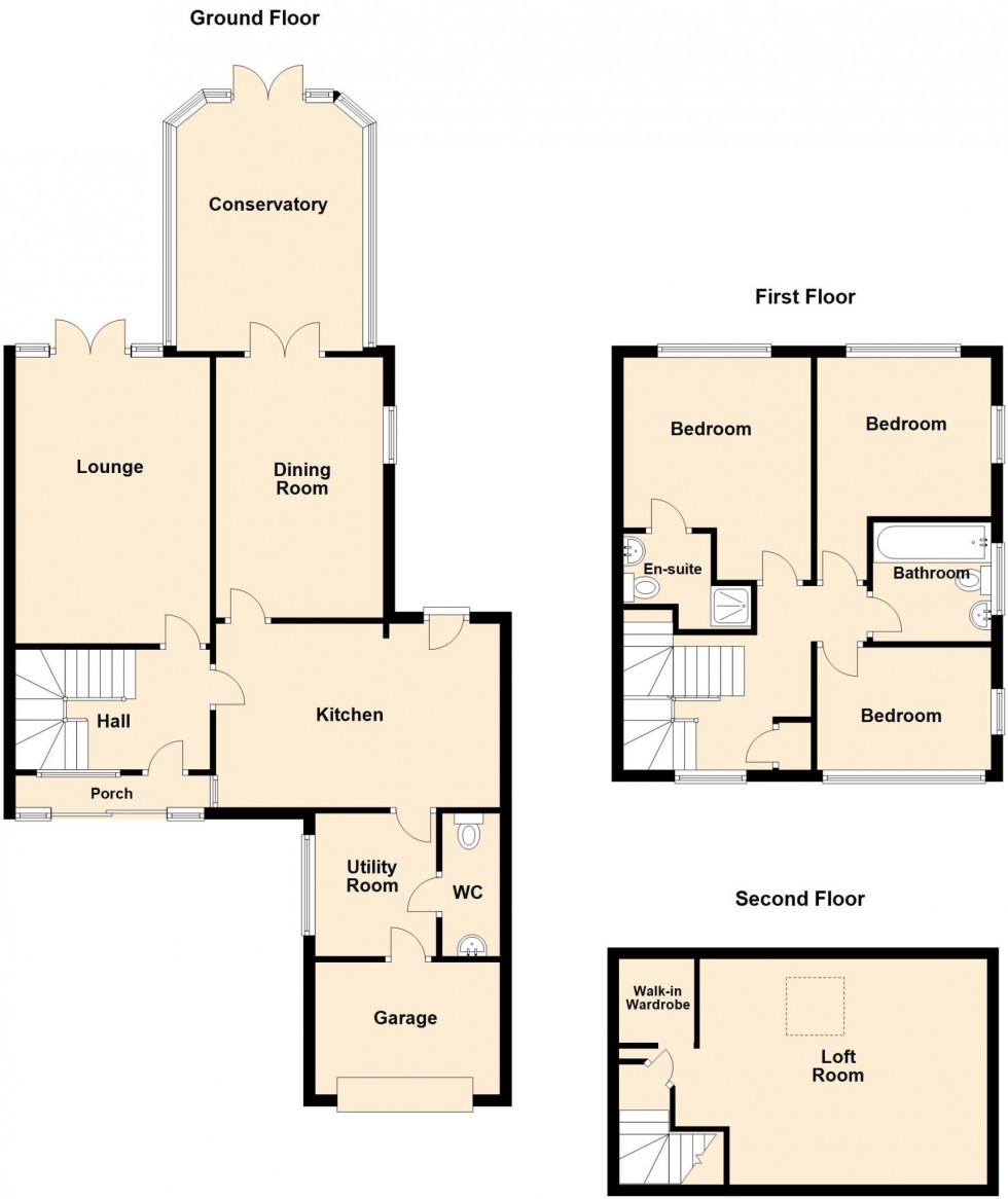 Floorplan for Styvechale, Coventry