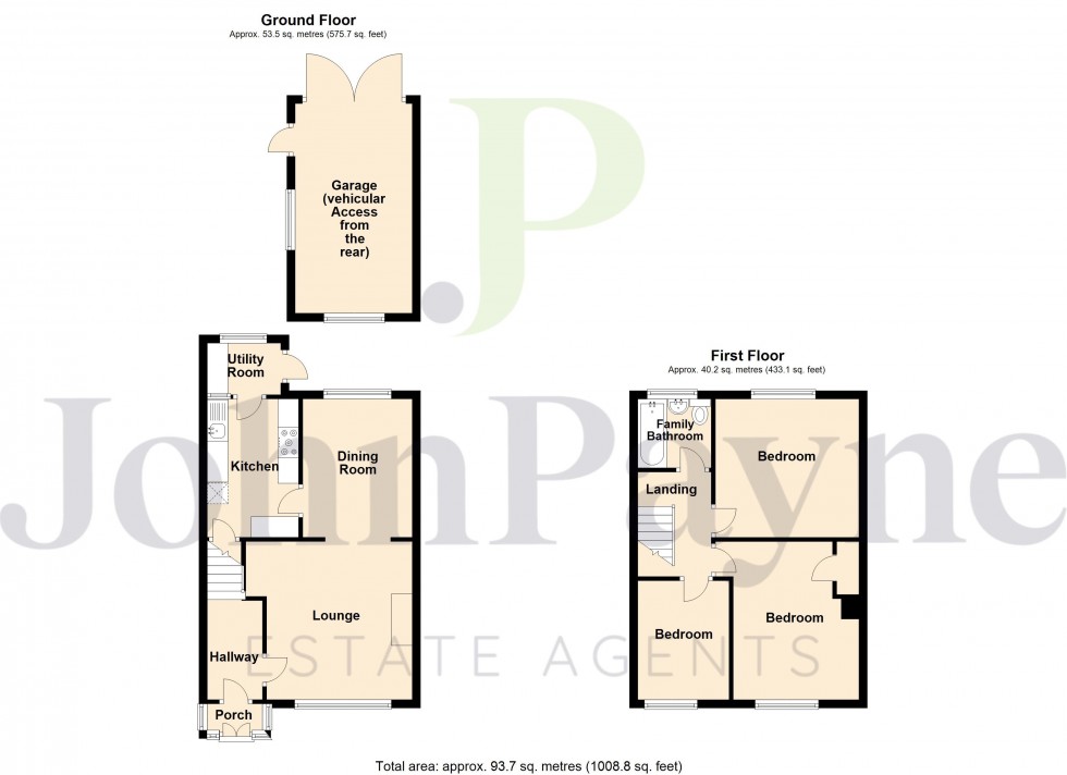 Floorplan for Allesley Park, Coventry