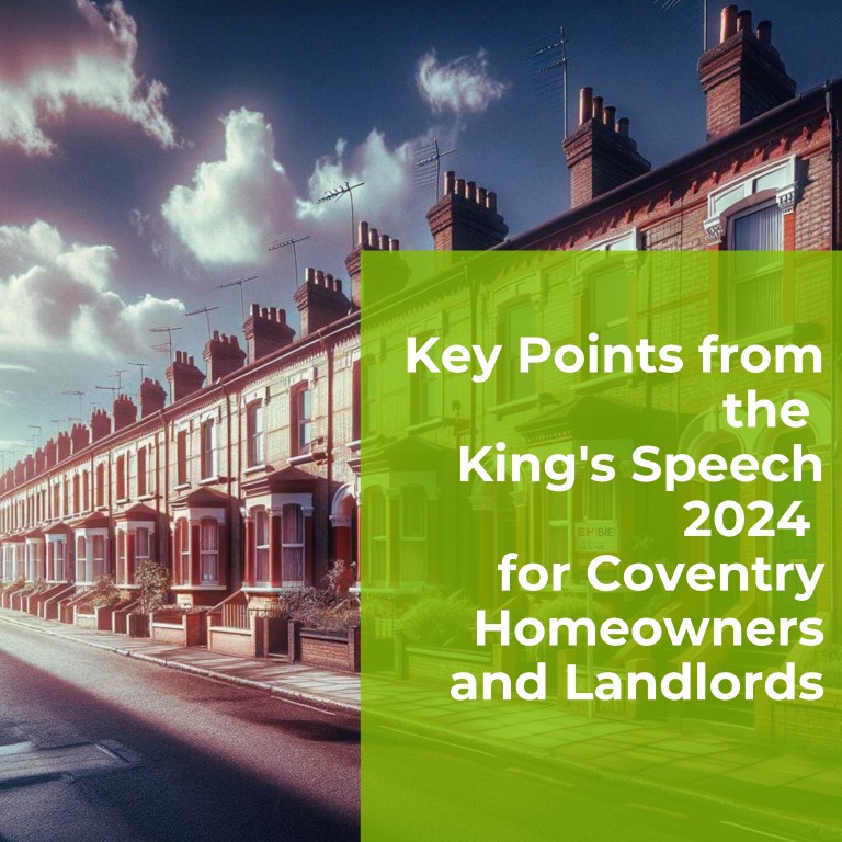 Key Points from the King's Speech 2024 for Coventry Homeowners and Landlords